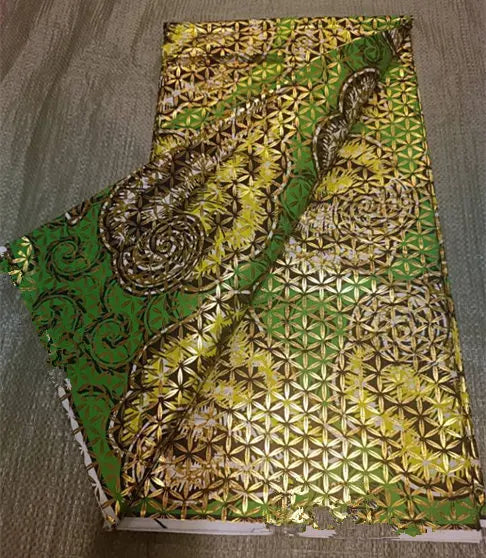 Premium 100% Cotton African Wax Print Fabric – 6 Yards Ankara Cloth for Dresses (Grand Sepur)