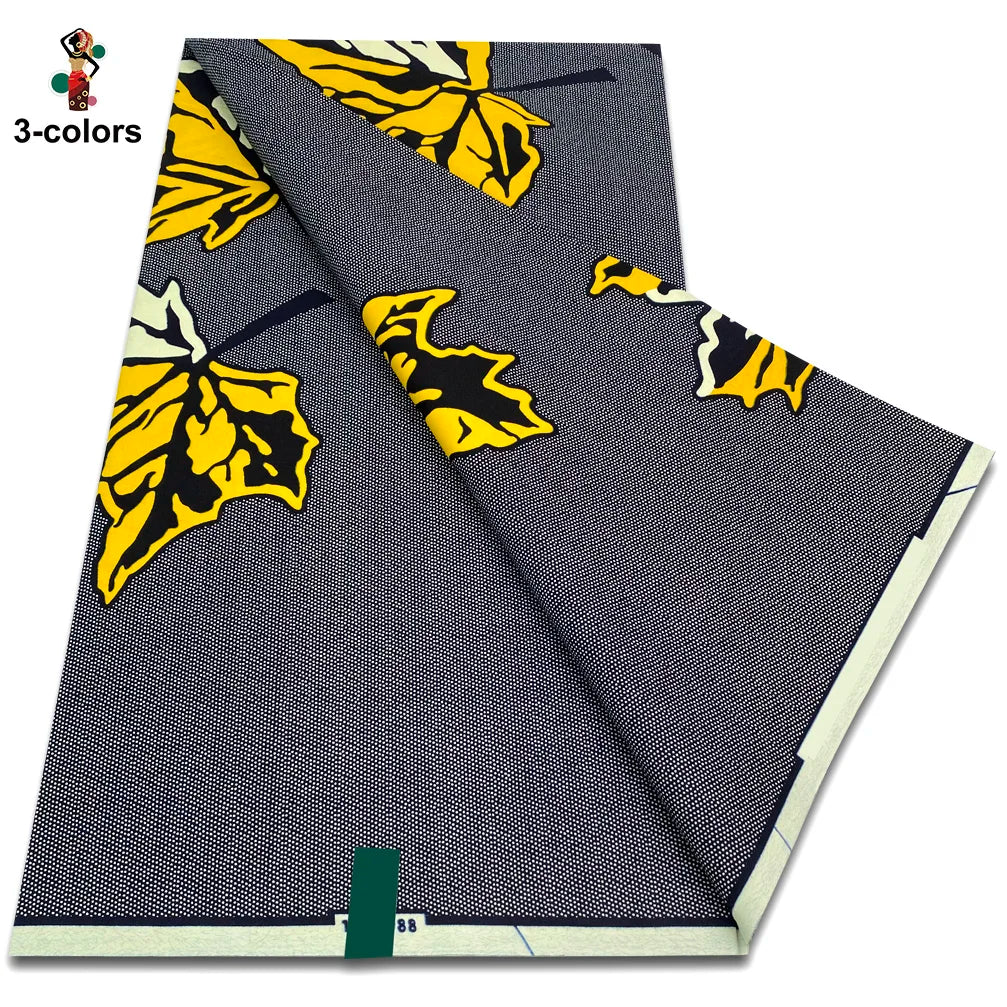 Premium Ankara Wax Print Fabric – 6 Yards of 100% Cotton (Veritable Real Dutch Pagne)
