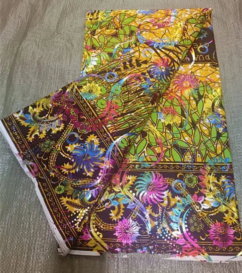 Premium 100% Cotton African Wax Print Fabric – 6 Yards Ankara Cloth for Dresses (Grand Sepur)