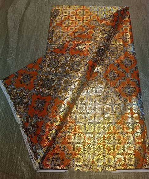 Premium 100% Cotton African Wax Print Fabric – 6 Yards Ankara Cloth for Dresses (Grand Sepur)