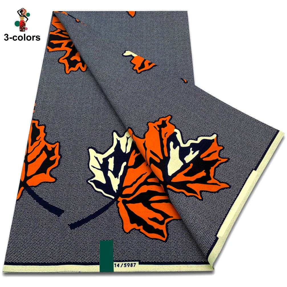 Premium Ankara Wax Print Fabric – 6 Yards of 100% Cotton (Veritable Real Dutch Pagne)