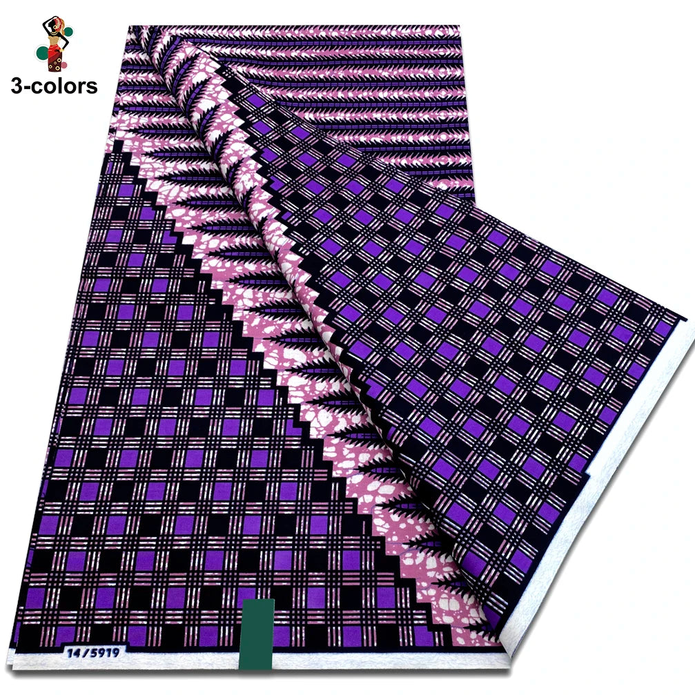 Premium Ankara Wax Print Fabric – 6 Yards of 100% Cotton (Veritable Real Dutch Pagne)