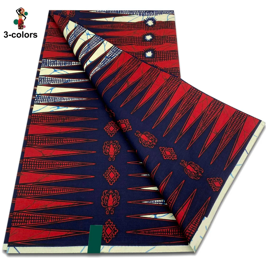 Premium Ankara Wax Print Fabric – 6 Yards of 100% Cotton (Veritable Real Dutch Pagne)