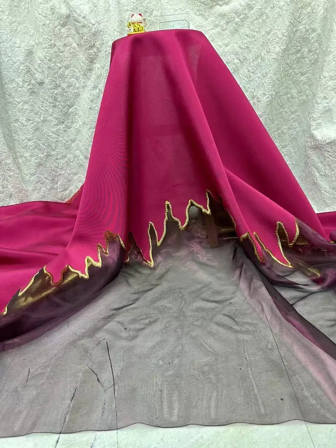 2025 Nigerian Brocade Lace Fabric – 5 Yards High-Quality Green Jacquard Tulle for Wedding & Party Dresses