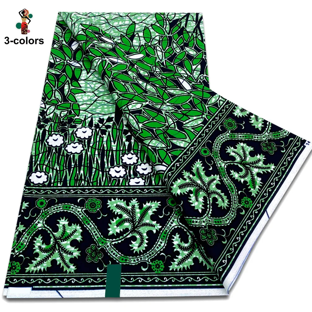 Premium Ankara Wax Print Fabric – 6 Yards of 100% Cotton (Veritable Real Dutch Pagne)