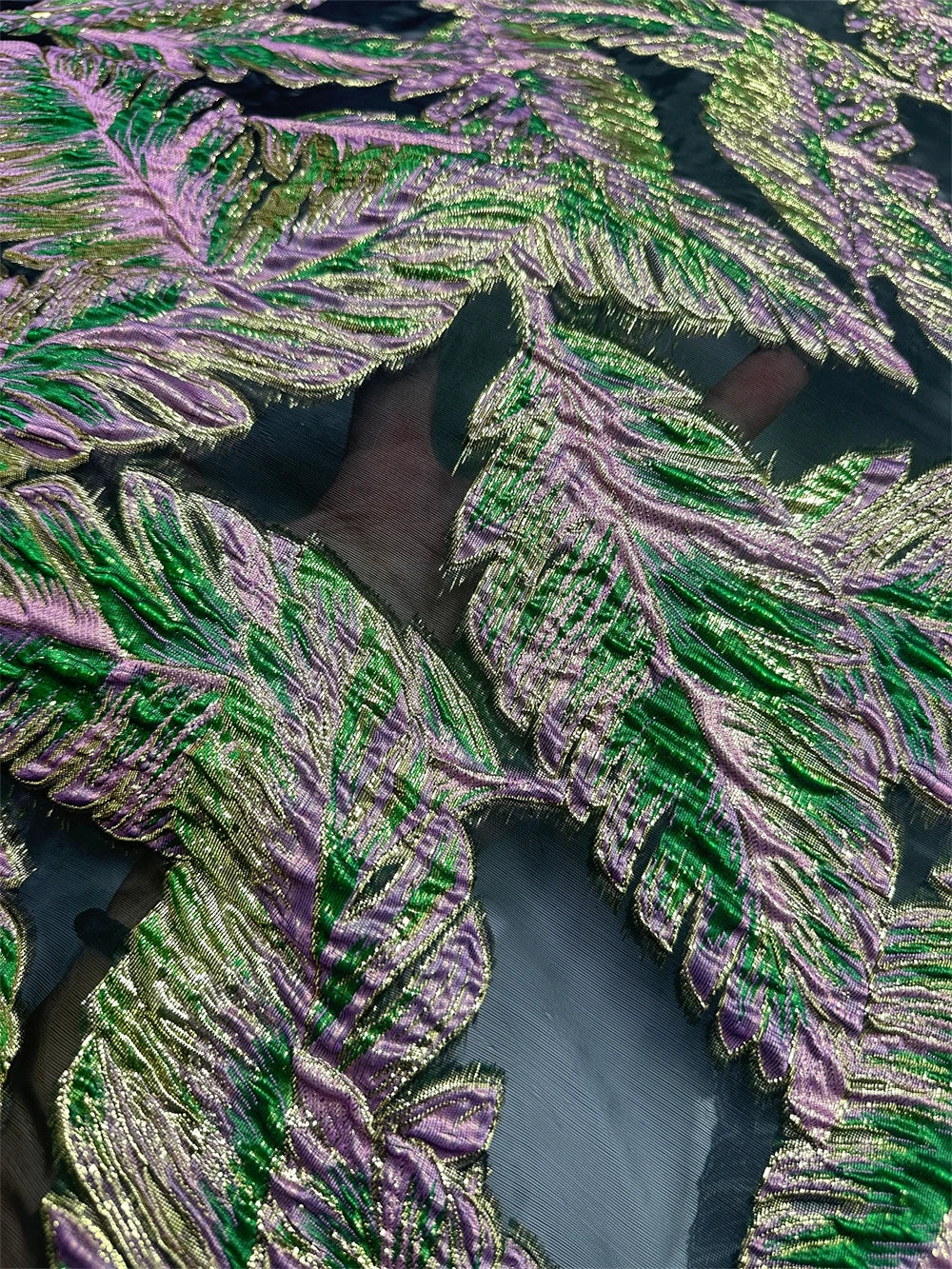 2025 African Brocade Lace Fabric – High-Quality Nigerian French Jacquard Embroidery for Dresses