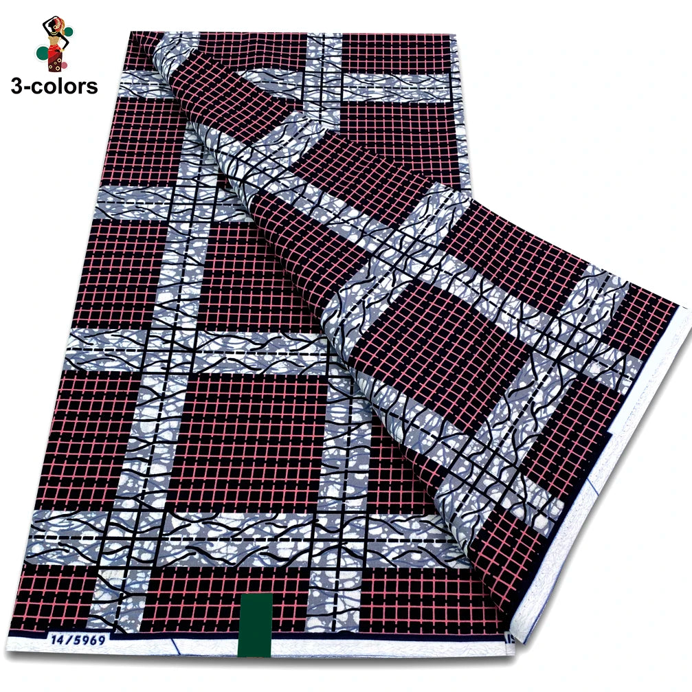 Premium Ankara Wax Print Fabric – 6 Yards of 100% Cotton (Veritable Real Dutch Pagne)