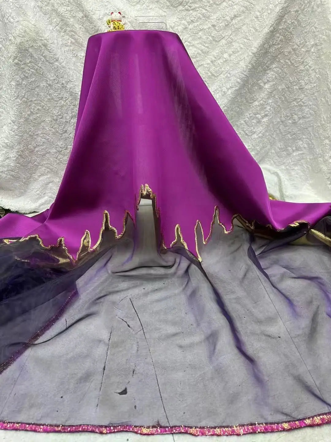 2025 Nigerian Brocade Lace Fabric – 5 Yards High-Quality Green Jacquard Tulle for Wedding & Party Dresses