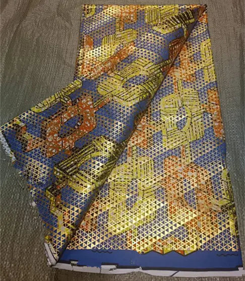 Premium 100% Cotton African Wax Print Fabric – 6 Yards Ankara Cloth for Dresses (Grand Sepur)