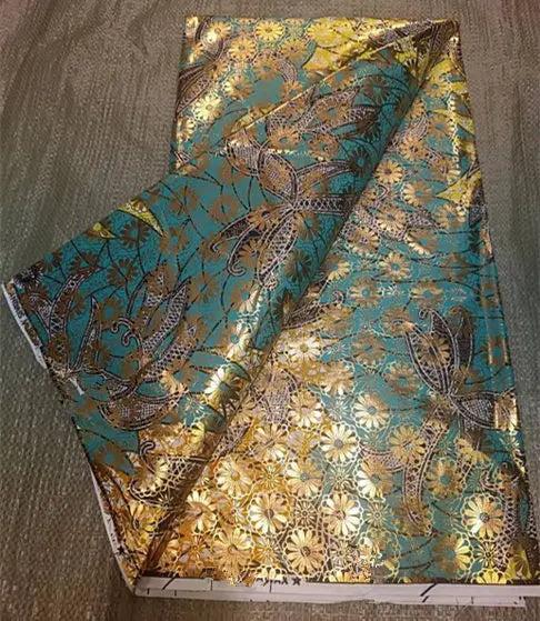 Premium 100% Cotton African Wax Print Fabric – 6 Yards Ankara Cloth for Dresses (Grand Sepur)