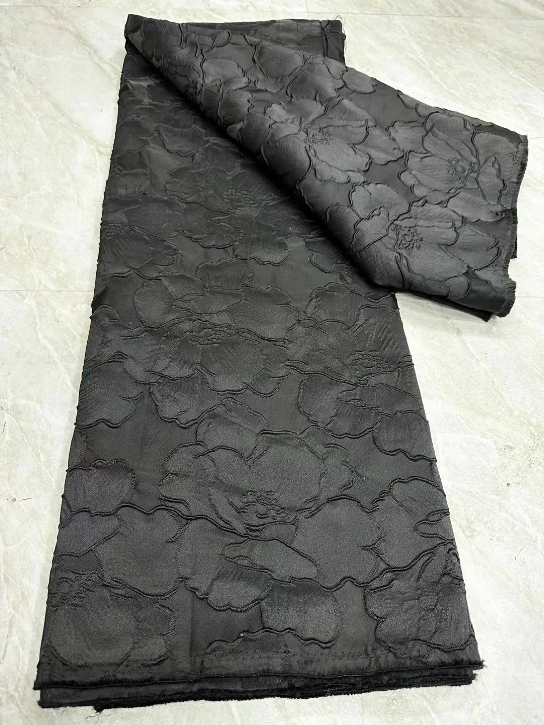 2025 Nigerian Brocade Lace Fabric – 5 Yards High-Quality Gilded Jacquard Lace for Luxury Party Dresses