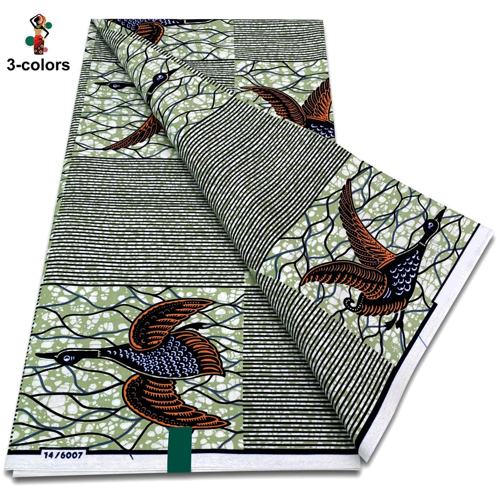Premium Ankara Wax Print Fabric – 6 Yards of 100% Cotton (Veritable Real Dutch Pagne)