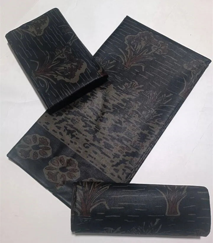 Premium 100% Cotton African Wax Print Fabric – 6 Yards Ankara Cloth for Dresses (Grand Sepur)