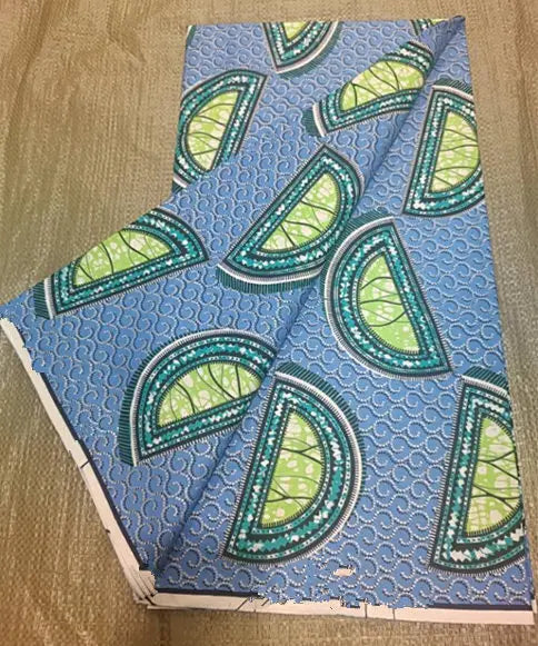 Premium 100% Cotton African Wax Print Fabric – 6 Yards Ankara Cloth for Dresses (Grand Sepur)