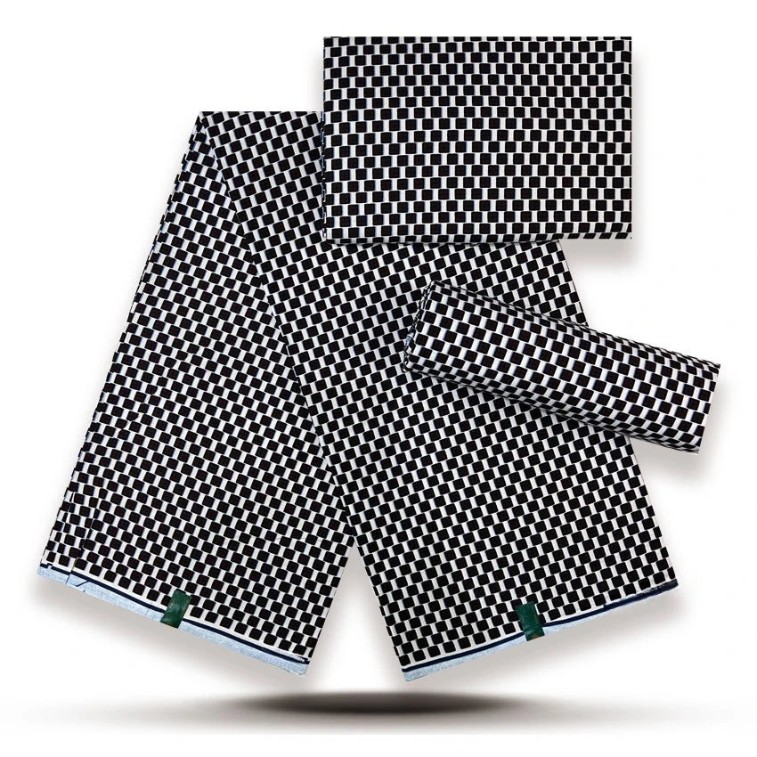 Premium African Wax Print Fabric – 6 Yards 100% Cotton Ankara