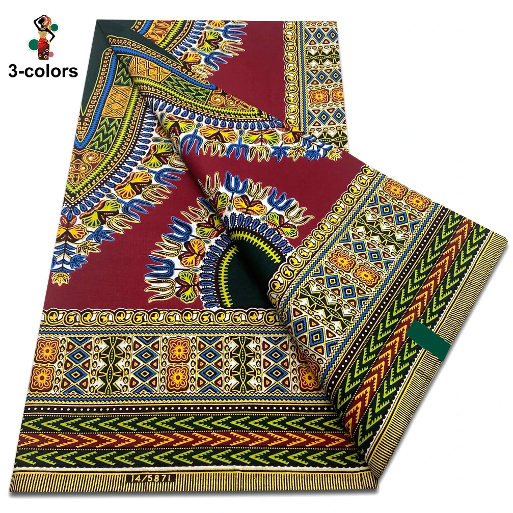 Premium Ankara Wax Print Fabric – 6 Yards of 100% Cotton (Veritable Real Dutch Pagne)